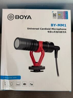 Boya BY-MM1 Universal Cardioid Microphone For Camera Smart Phone Video Recording